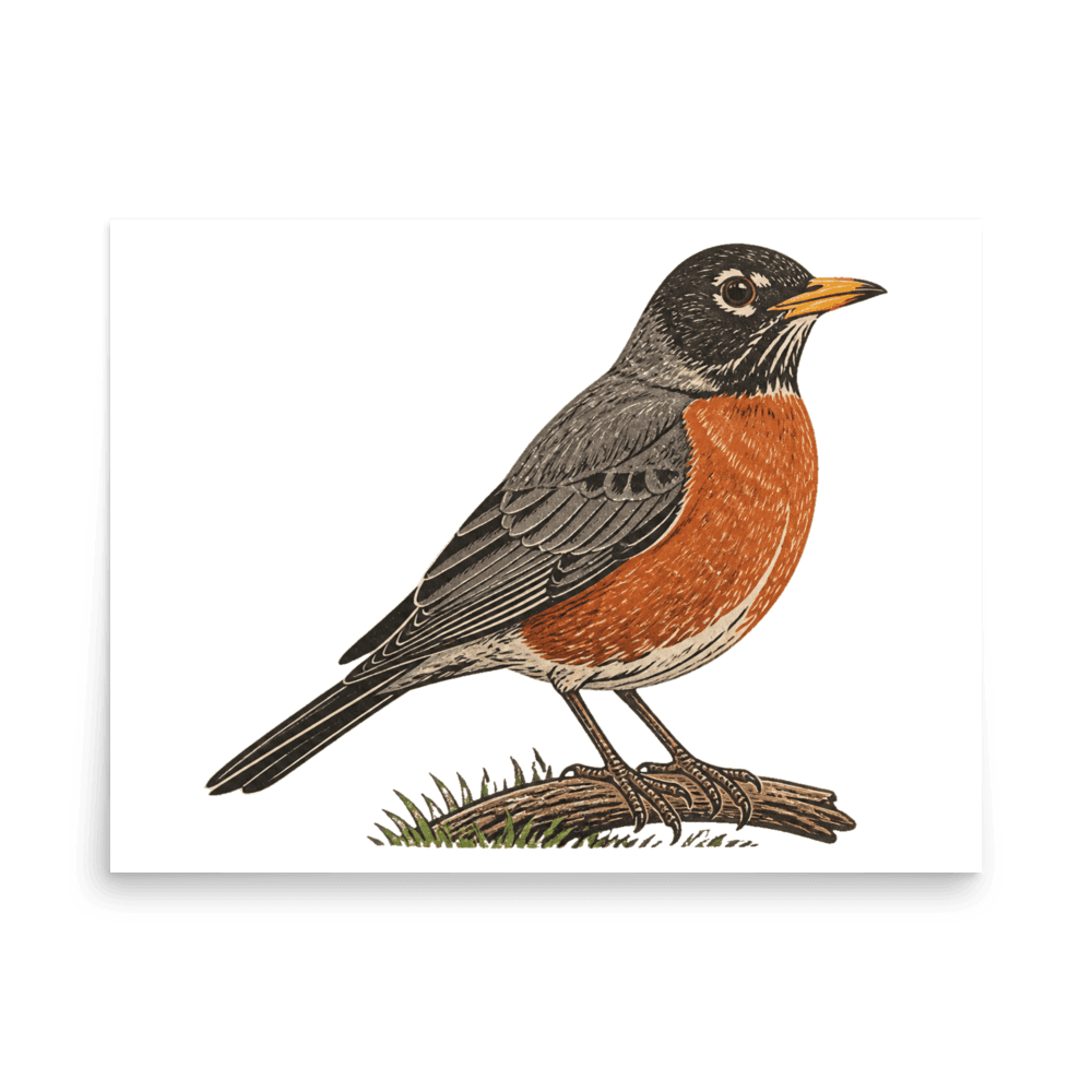 American Robin Poster